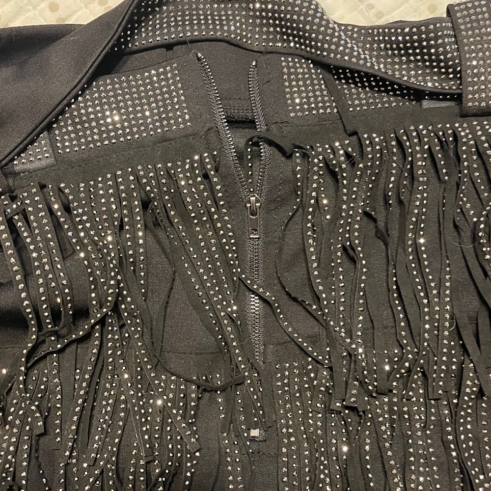 Fringe Rhinestone Skort - Picture 3 of 3